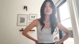 Asian step sister Alex Adams tries out tutoring with her student