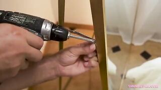 A pair is unable to restrain their passionate urges, seeking help in the room