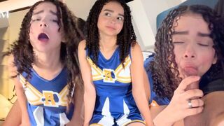 A cute 18-year-old girl had her first experience, it was incredible!