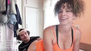 A hot MILF is doing laundry when a surprising encounter happens
