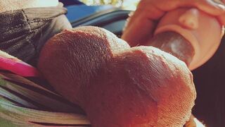 A silicone mouth is always at hand for a passionate blowjob session
