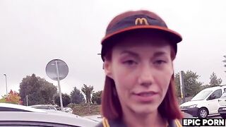 Amateur anal with an excellent grip and perfect slope, shot by Public Agent