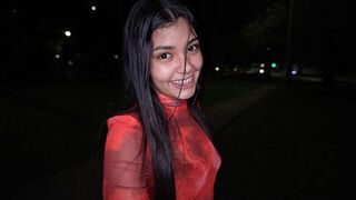 A girl is begging her boyfriend to fuck her hard
