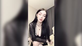 He penetrated the girl, but she had to groan through clenched teeth
