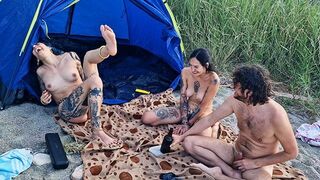 We parked by the woods and had sex like at home