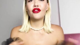 A hungry princess is begging for cum, taught by a dominating femdom mommy