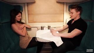 There was enough room in the compartment for an orgasm. Part 1