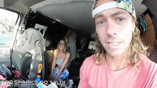 A woman has sex in public with a guy she just met