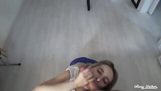 Anny Walker's stepsister asked her to bring her to an orgasm in an intense roleplay scene