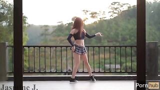 Jasmine J - It's You, a captivating Asian girl with a passion for music and sex art, delivers a sensual performance that perfectly matches her optimistic and creative vibe. Her love for dancing and artistic expression shines through in this video, set aga