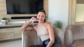 Casting of a cute 18-year-old girl turns into a threesome