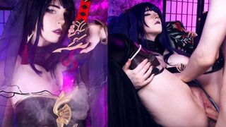 Raiden Shougun secret quest scene with MollyRedWolf's charm