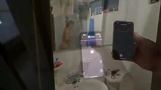 Martinasmith did the squirt challenge in public, risking a wet mess!