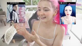 TikTok thot reacts to top Argentine porn with Emma Fiore