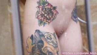 Guy fucked his stepsister under the shower, it was sensual