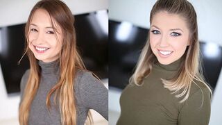 Busty babe Taylor Sands showing off her 32B-23-34 curves