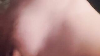 I play with her nipples then she fucks my face in a steamy homemade session